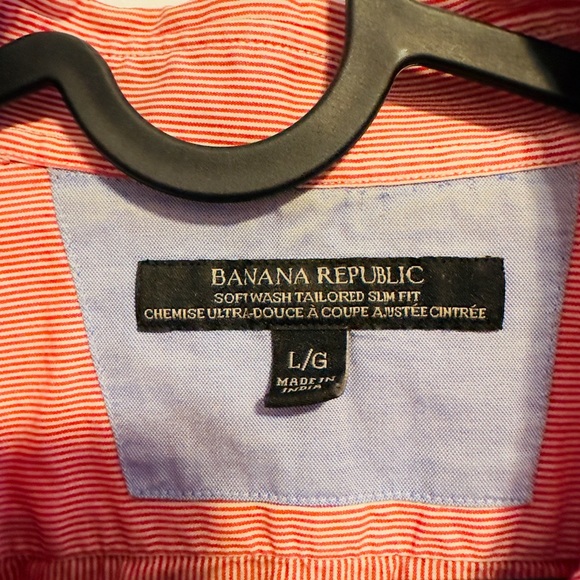 BANANA REPUBLIC LARGE PLAID SHIRT - Picture 4 of 4